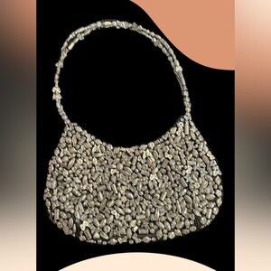 Butterfly floral Beaded purse